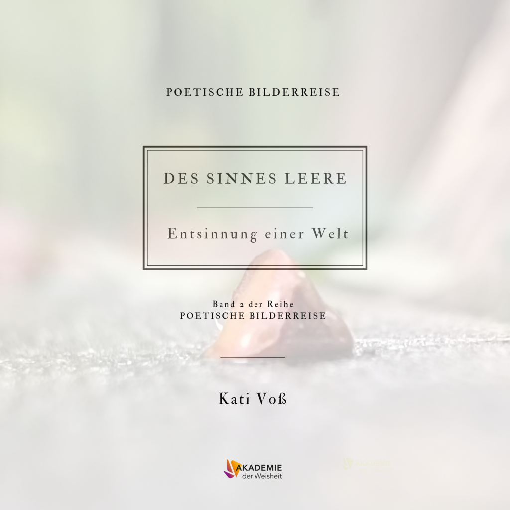 DES SINNES LEERE Cover (22 x 22 cm) vorn
