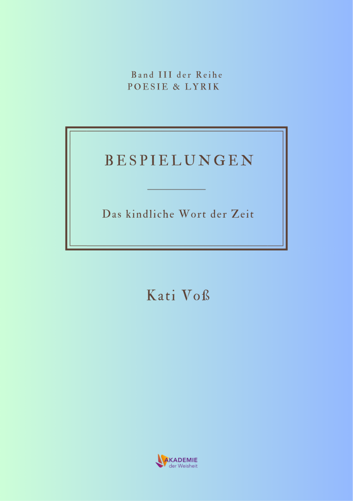 BESPIELUNGEN - Das kindliche Wort der Zeit _ Cover _ 104 x 210 _ neu _ vorn