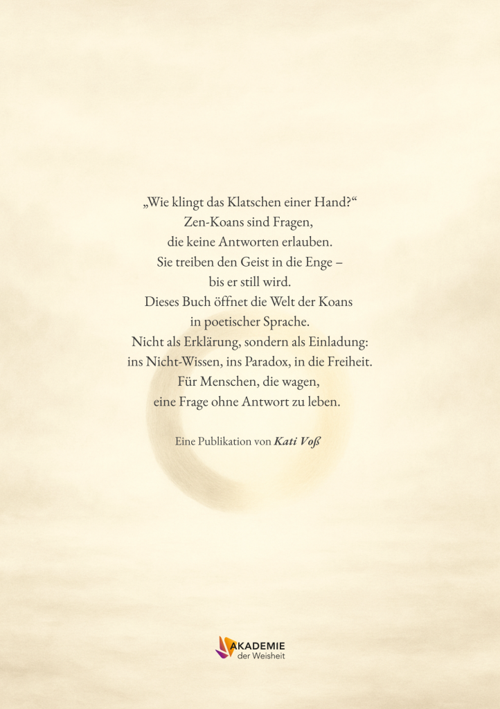 DAS SPIEL DER FRAGE - hinten