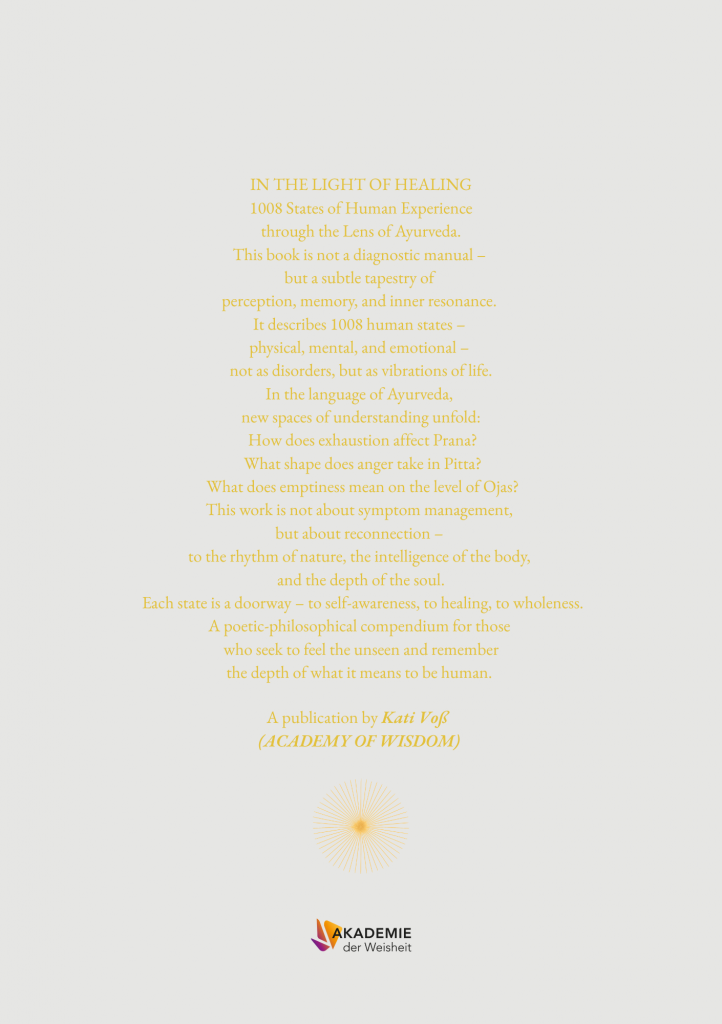 IN THE LIGHT OF HEALING - 1008 States of Human Experience - hinten
