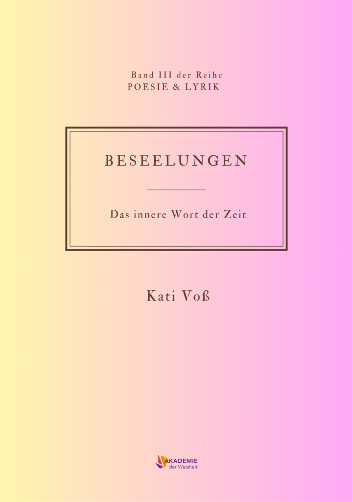 BESEELUNGEN - Das innere Wort der Zeit - vorn