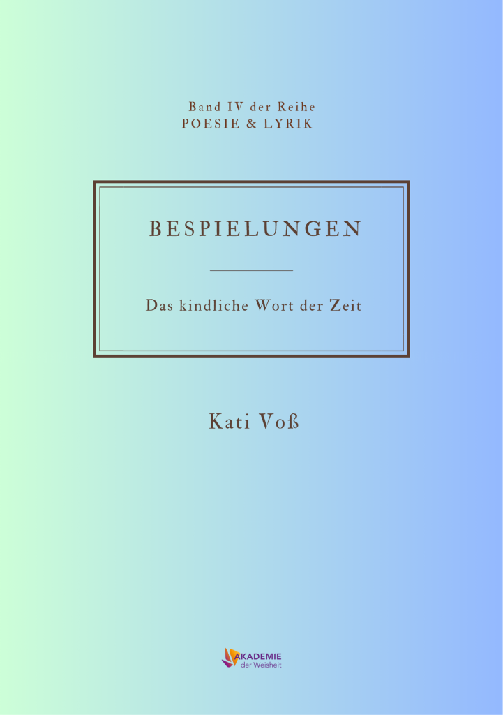 BESPIELUNGEN - Das kindliche Wort der Zeit _ Cover _ 104 x 210 _ neu _ vorn