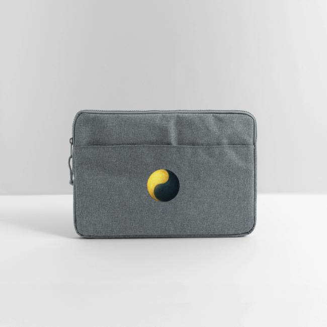 Yin und Yang - Gold & Schwarz - Laptoptasche 15 Zoll