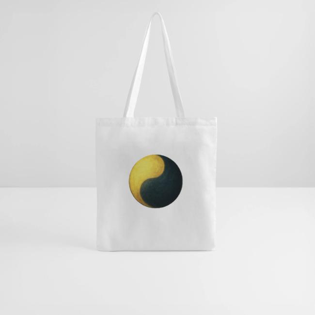 Yin und Yang - Gold & Schwarz - Stoffbeutel
