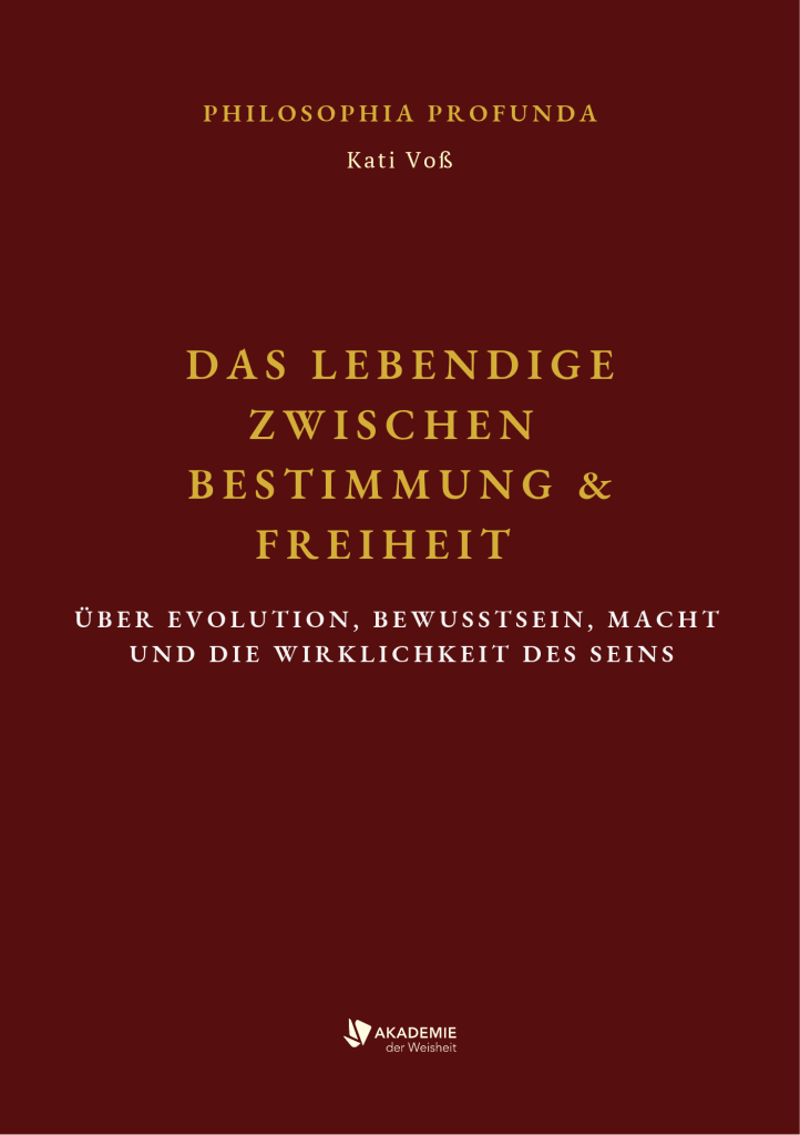 DAS LEBENDIGE ZWISCEHN BESTIMMUNG & FREIHEIT _ vorn