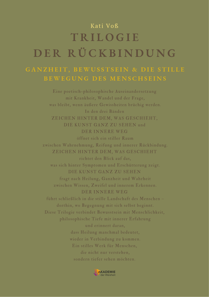 TRILOGIE DER RÜCKBINDUNG - hinten