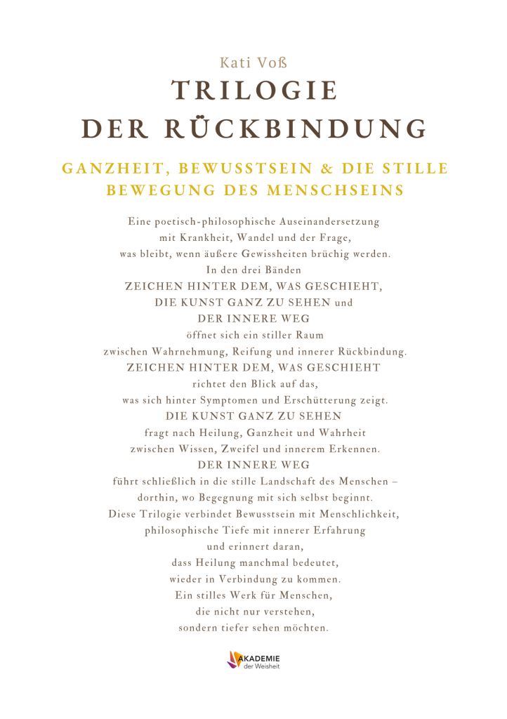 TRILOGIE DER RÜCKBINDUNG - hinten